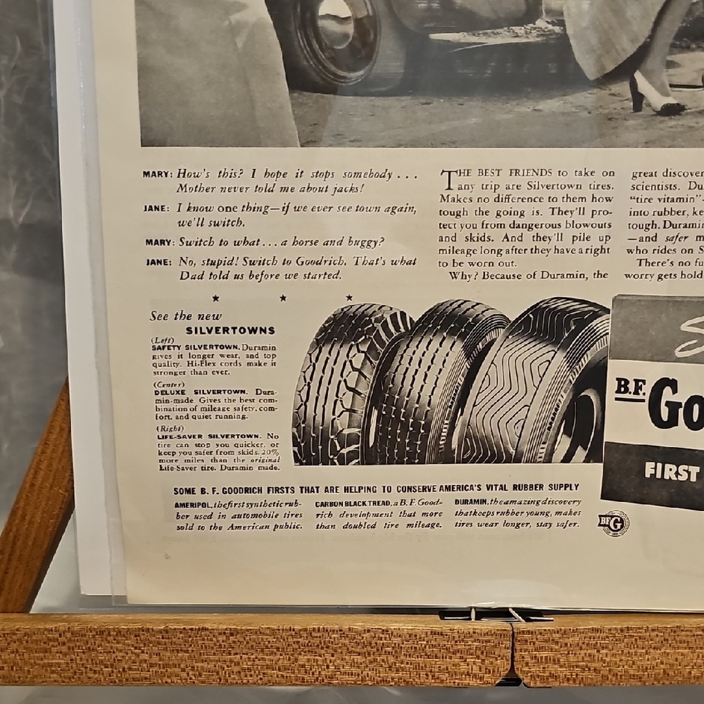 Vintage BF Goodrich Advertisement 1941 - Picture 5 of 9